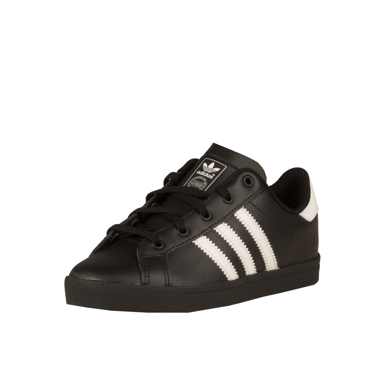 ADIDAS Scarpe Coast Star Kids Black White EE7486 CBLK/FTWWHT/CBLK 