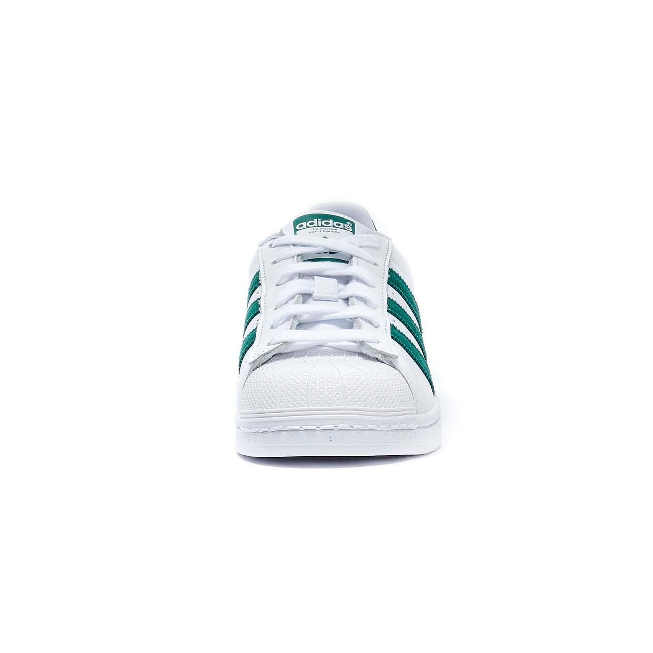 ADIDAS Sneaker Superstar Donna White Green EE4473 FTWWHT/CGREEN 