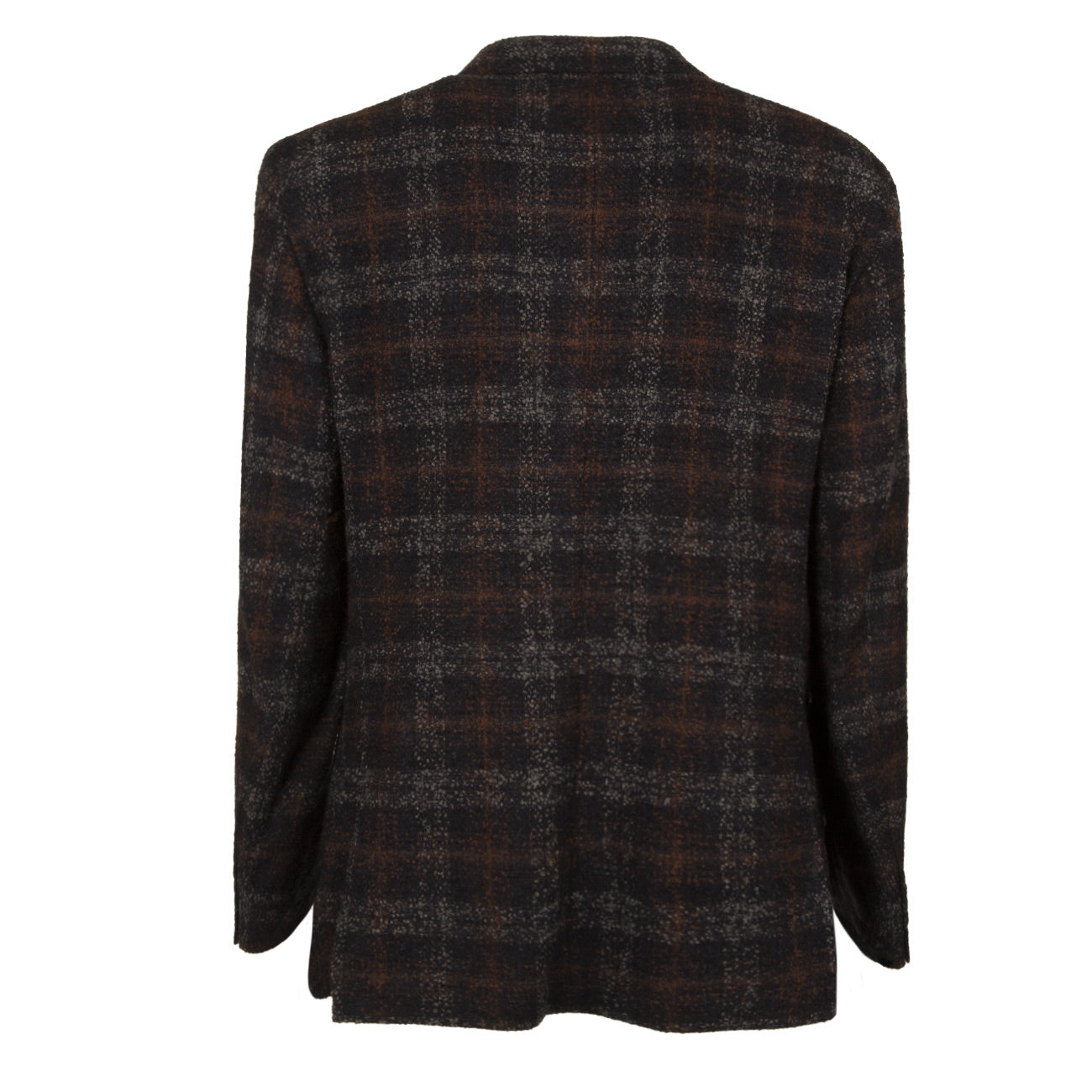 BRANDO Giacca U.Regul.Boucle` C/Lana Check 2B+T.Appl. Brando 2898/72071 1BLU/RUGGINE 
