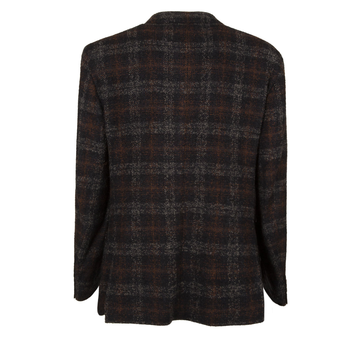 BRANDO Giacca U.Regul.Boucle` C/Lana Check 2B+T.Appl. Brando 2898/72071 1BLU/RUGGINE 