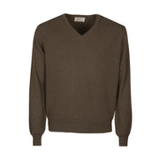DELLA CIANA Maglia U. Scollo V Puro Cash Della Ciana X Mascheroni 87153 7271 KAKI 
