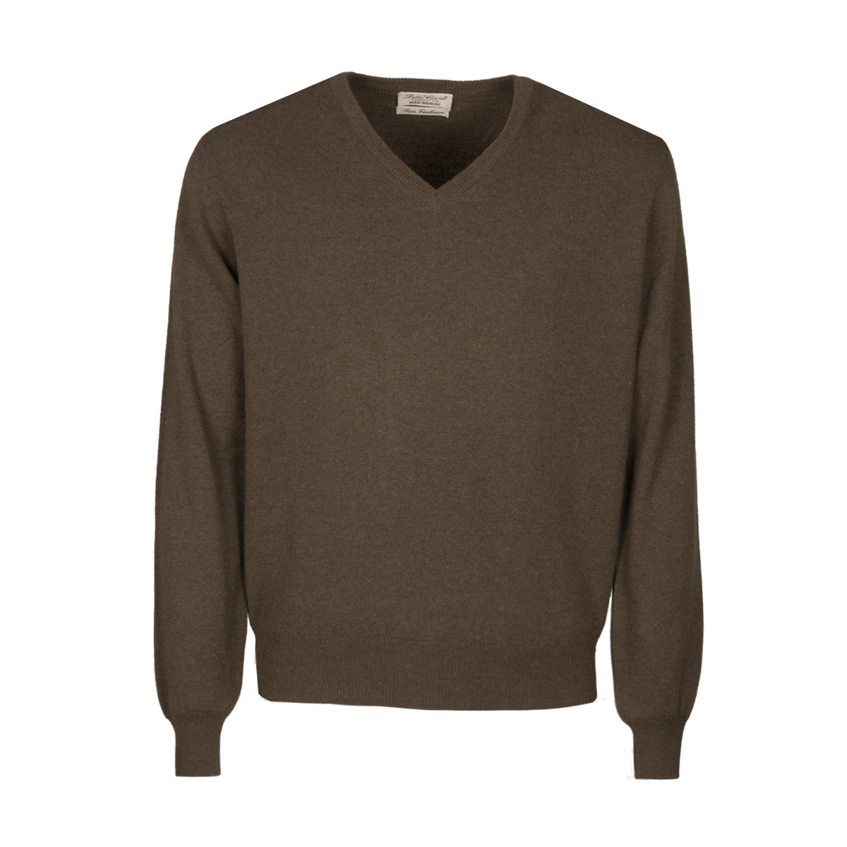 DELLA CIANA Maglia U. Scollo V Puro Cash Della Ciana X Mascheroni 87153 7271 KAKI 
