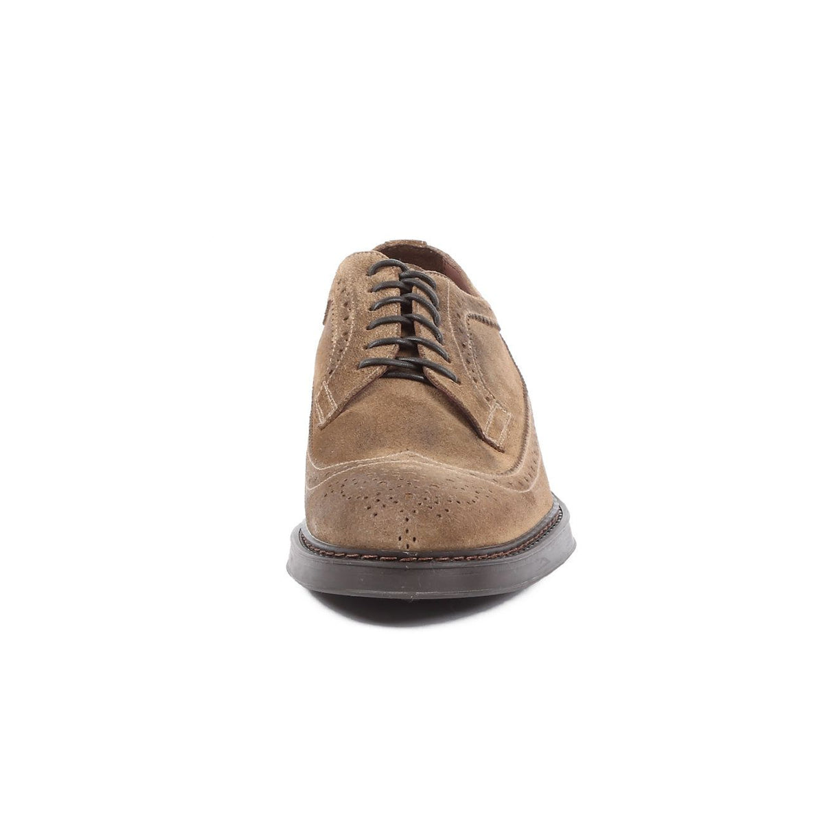 DOUCAL`S Scarpe Derby Scamosciata A Coda Di Rondine Uomo Tabacco DU2523BRUGUF011 TC02TABACCO 