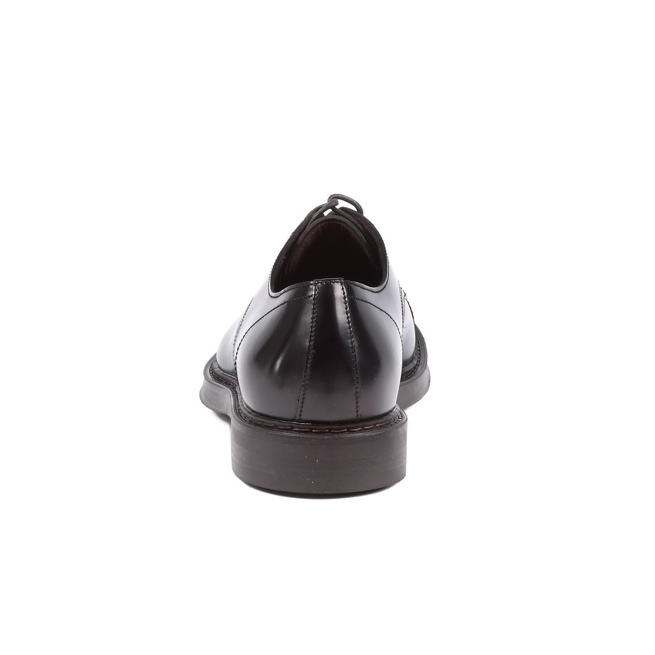 DOUCAL`S Scarpe Derby In Pelle Spazzolata Con Puntale Uomo Ebano DU2524BRUGUF1119 TM02EBANO 