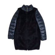 HERNO Ecopelliccia Bambina Blu Navy CA0001G20021 9200 BLUNAVY 