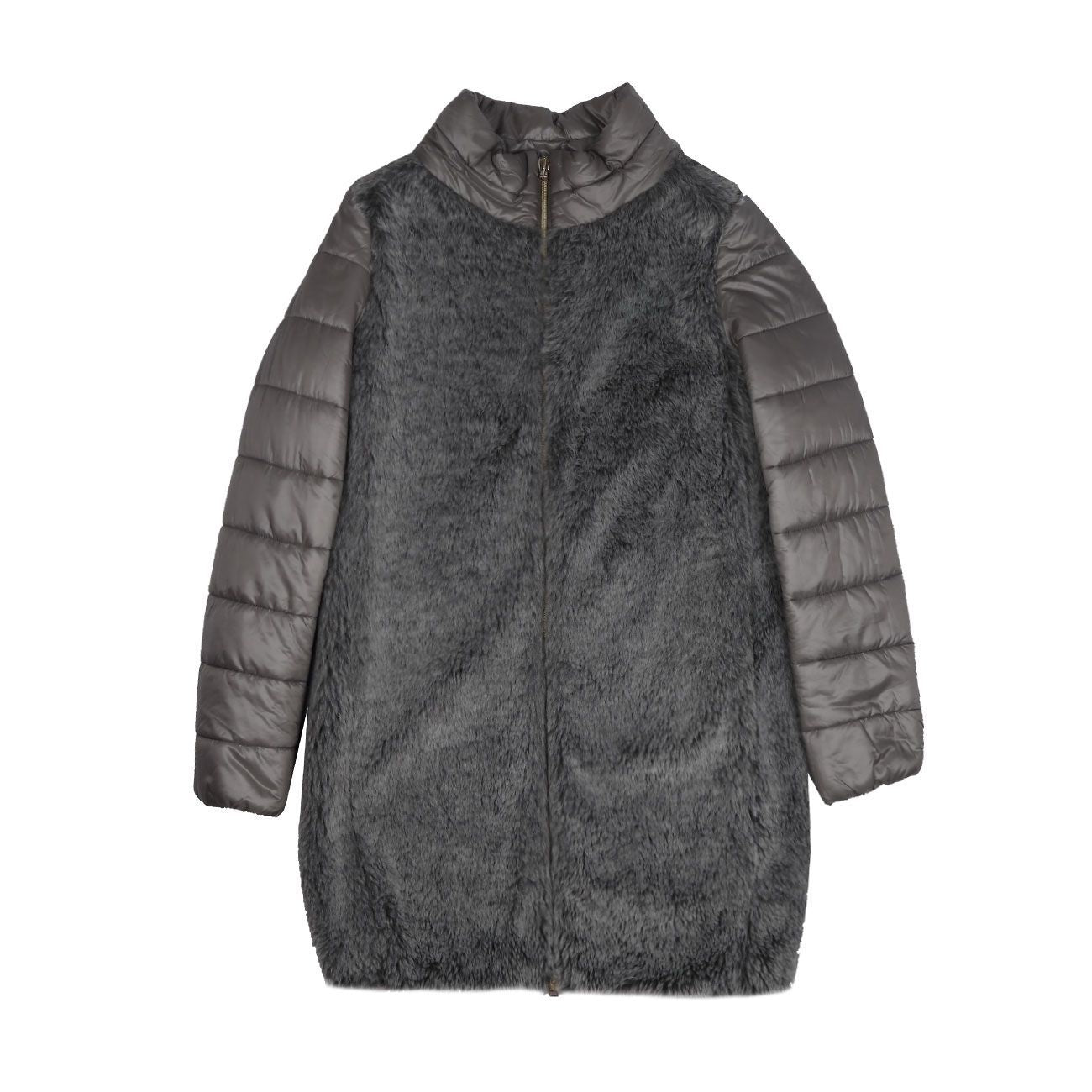 HERNO Ecopelliccia Bambina Grigio Chiaro CA0001G20021 9460 GRIGIOCHIARO 