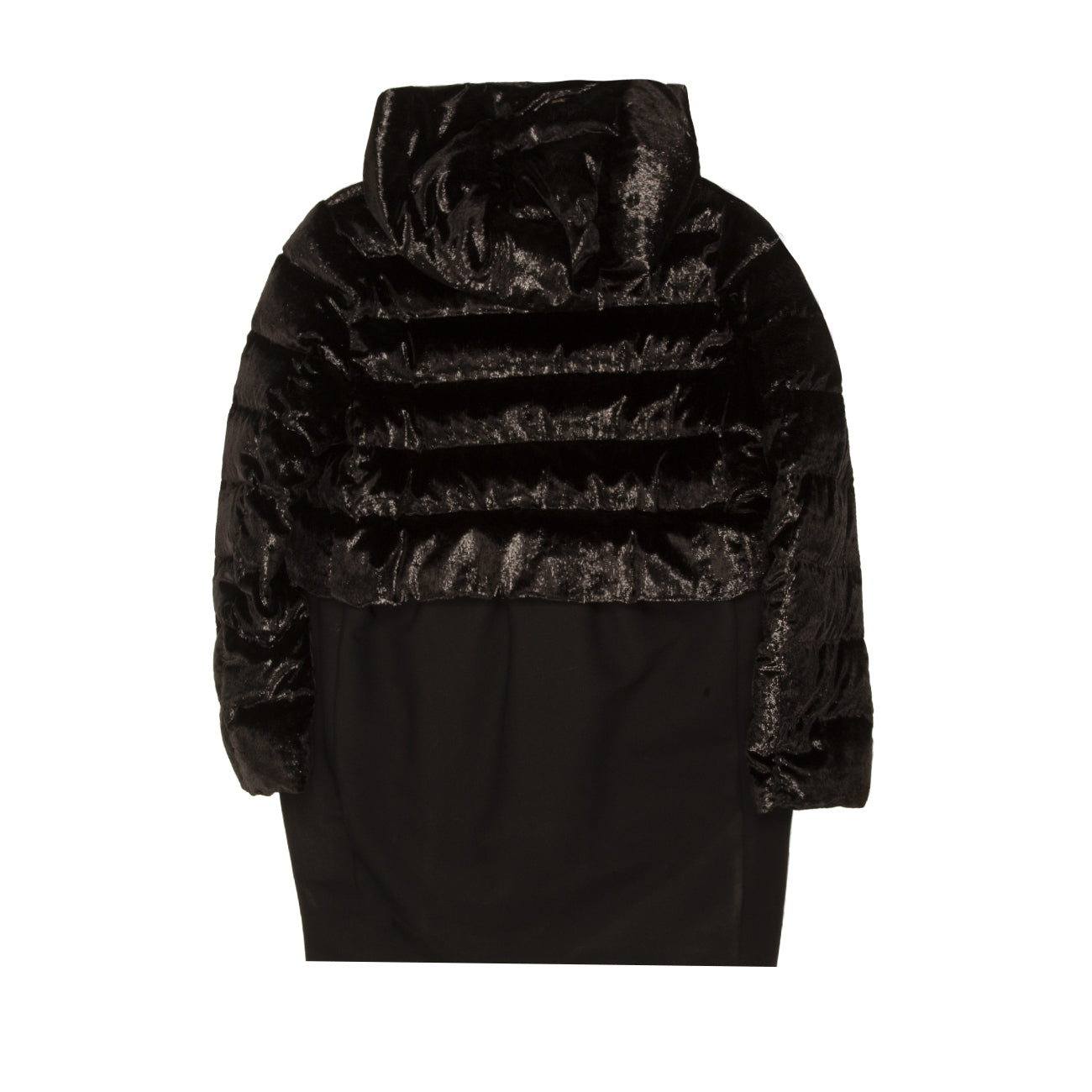 HERNO Cappotto In Piuma Panno Misto Lana Bimba Nero PI0064G33600 9300 NERO 