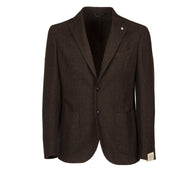 L.B.M.1911. Giacca Microfantasia Uomo Moro 2888/55040 07MORO/GRI 