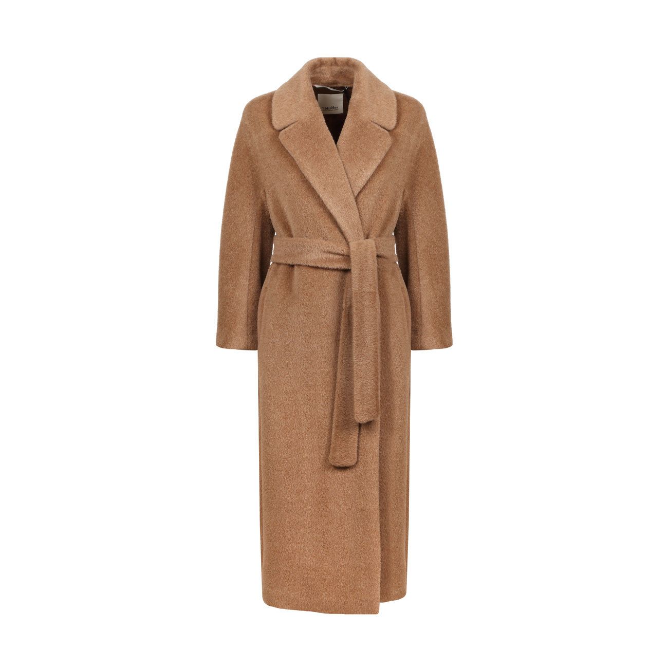 MAX MARA S Cappotto Elvy Con Cintura In Misto Lana E Alpaca Donna Cammello MM/ELVY 012CAMMELLO 
