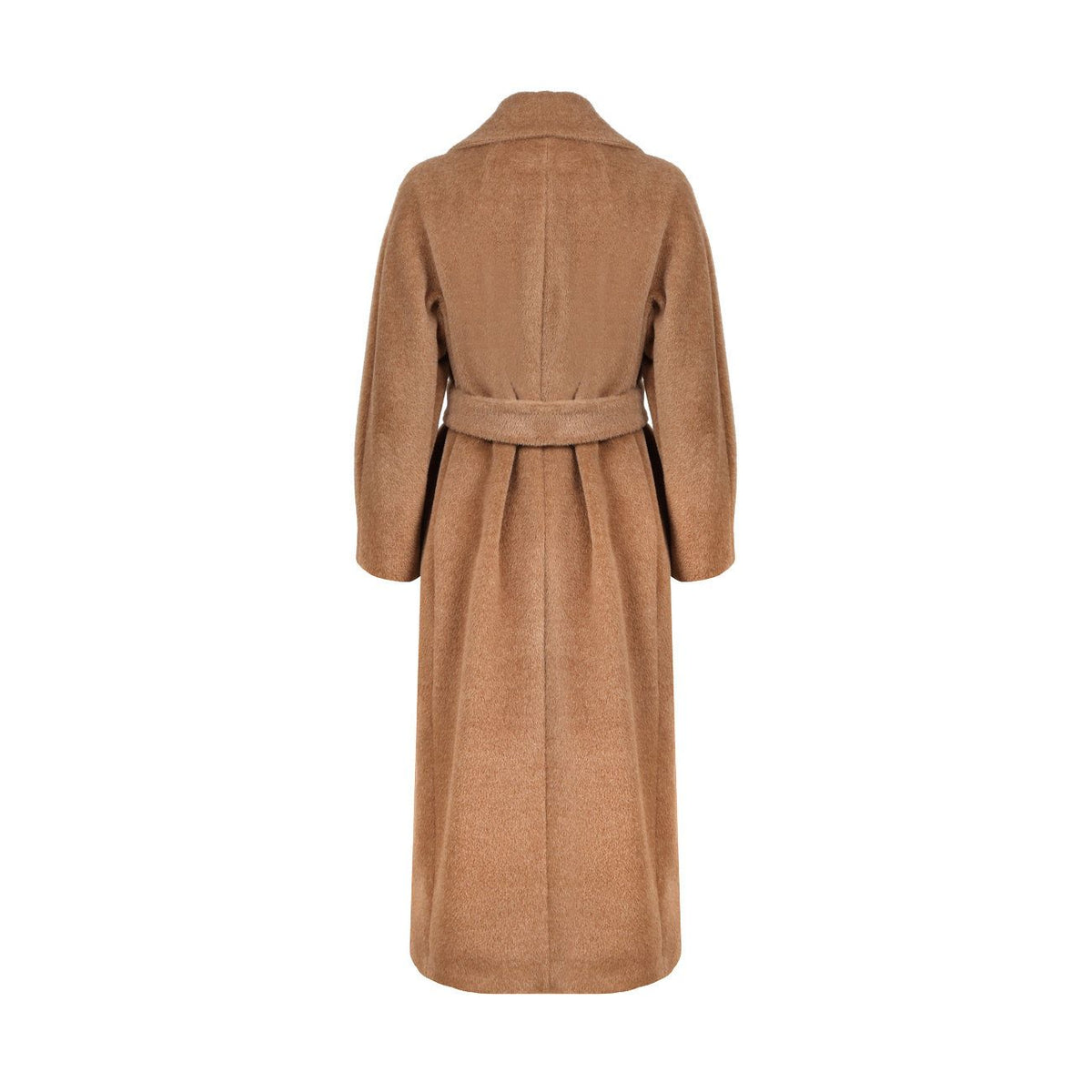 MAX MARA S Cappotto Elvy Con Cintura In Misto Lana E Alpaca Donna Cammello MM/ELVY 012CAMMELLO 