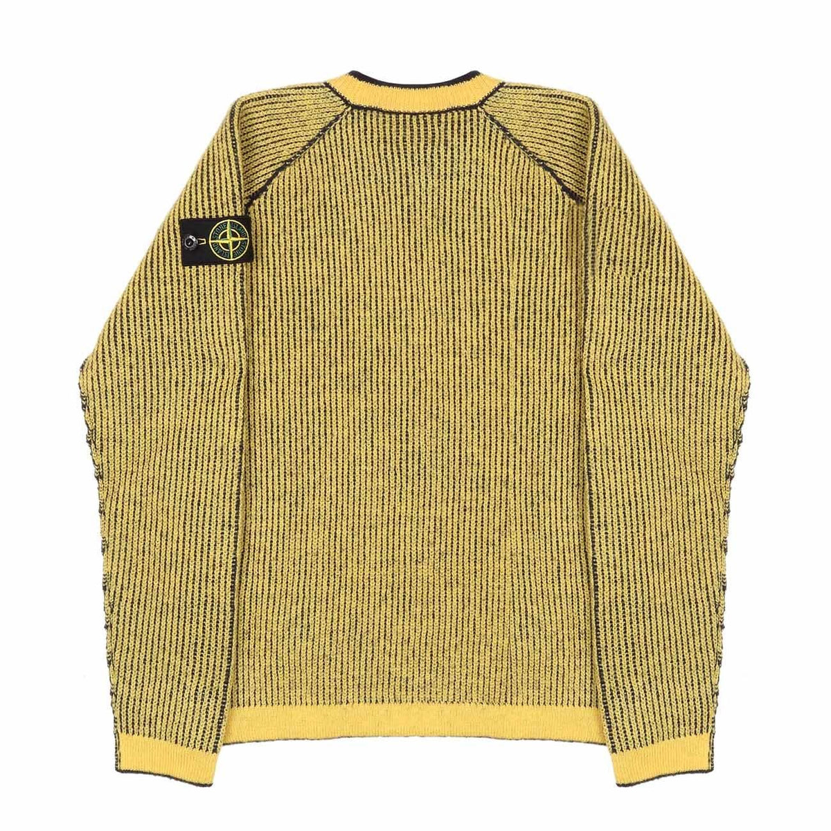 STONE ISLAND Pull Reversibile In Lana A Coste Kids Blu Giallo ST/7116512D2 V0030BLU/GIALLO 