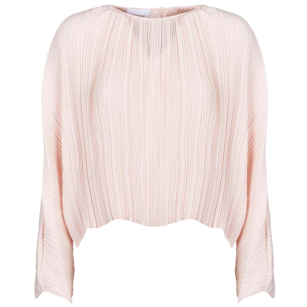 DONDUP Blusa Plisse' Con Manica Lunga Scesa Donna Cipria DC123/OF0172D/XXX 512CIPRIA 