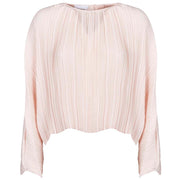 DONDUP Blusa Plisse' Con Manica Lunga Scesa Donna Cipria DC123/OF0172D/XXX 512CIPRIA 