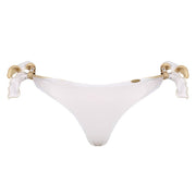 LULI FAMA Brasiliana Reversibile Con Rouches Donna White Gold LULI/L176M48 002WHITE/GOLD 