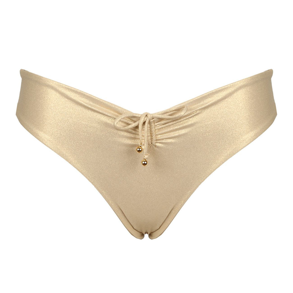 LULI FAMA Brasiliana Con Rouches Sul Retro Donna Goldrush LULI/L176M94 316GOLDRUSH 