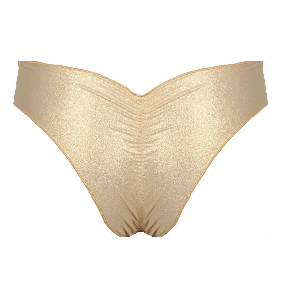 LULI FAMA Brasiliana Con Rouches Sul Retro Donna Goldrush LULI/L176M94 316GOLDRUSH 
