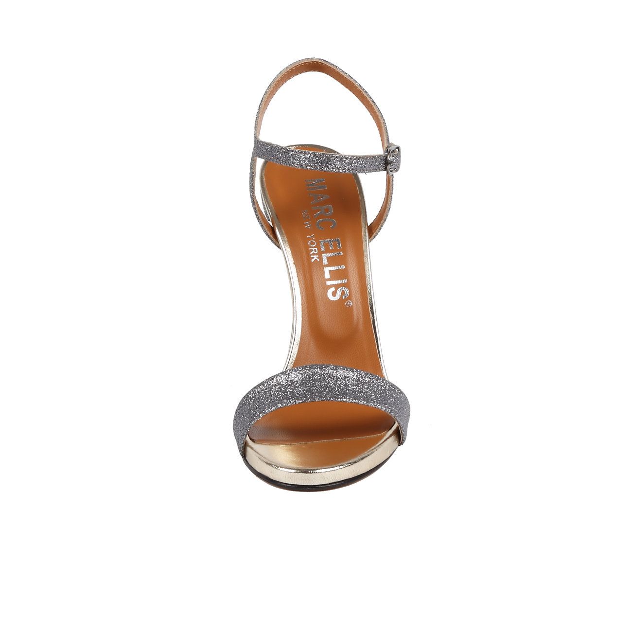 MARC ELLIS Sandali Glitter Con Tacco Stiletto Donna Peltro MARC/MA137 PELTRO 