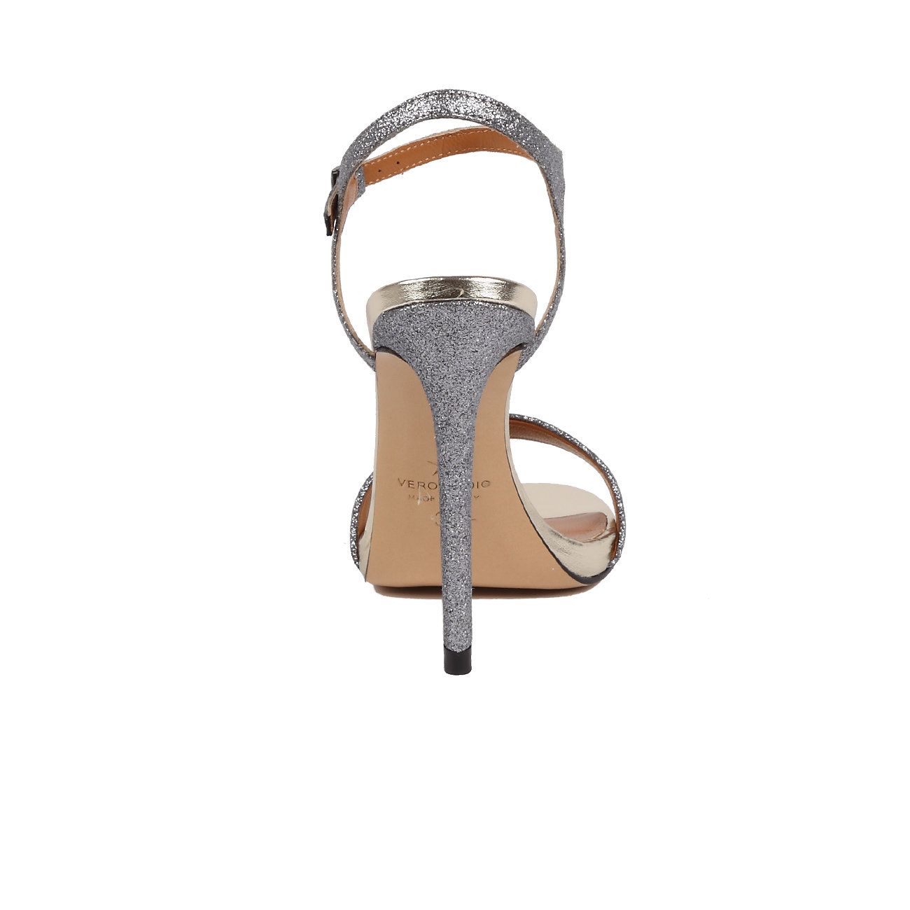 MARC ELLIS Sandali Glitter Con Tacco Stiletto Donna Peltro MARC/MA137 PELTRO 