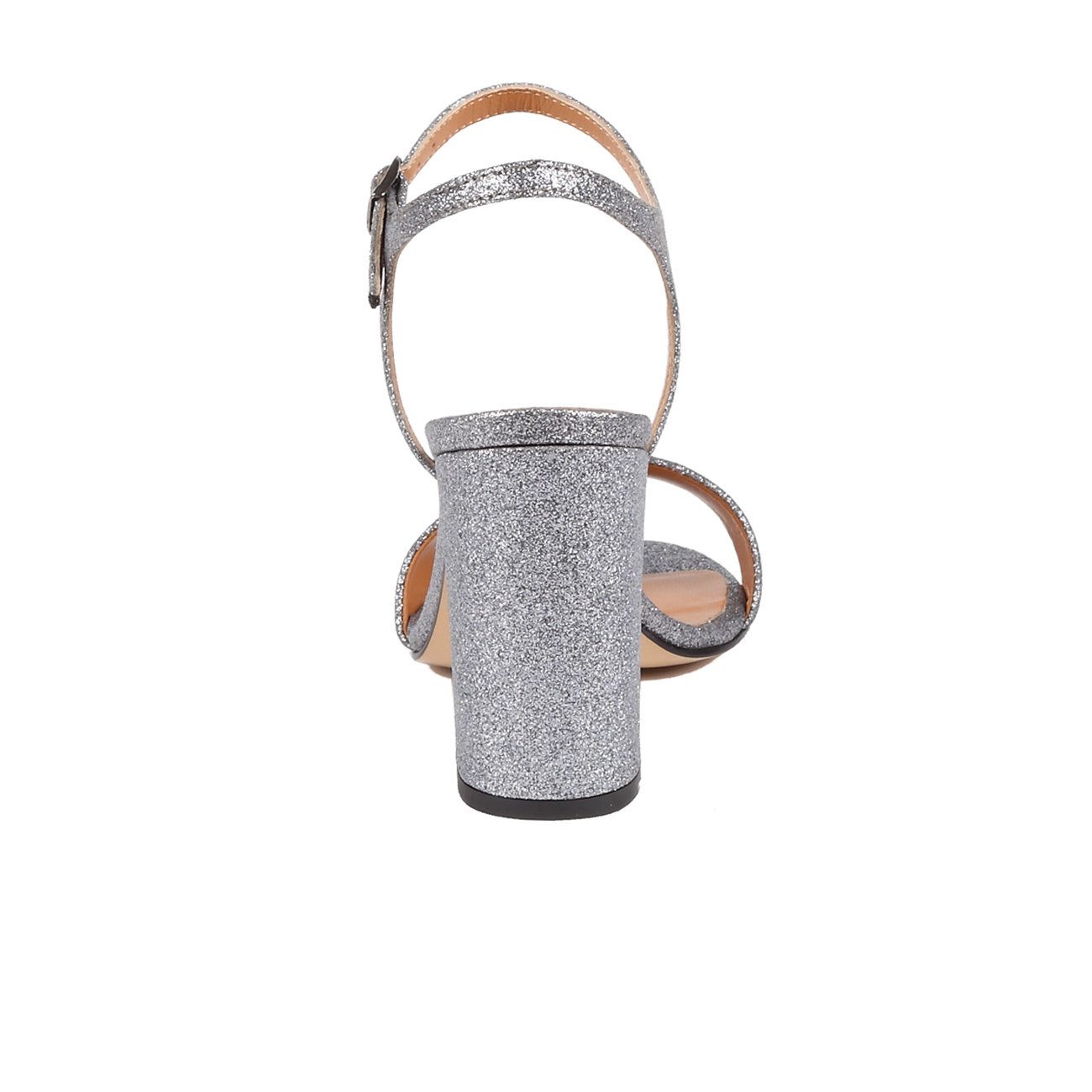 MARC ELLIS Sandali Glitter Con Tacco Largo Donna Peltro MARC/MA138 PELTRO 