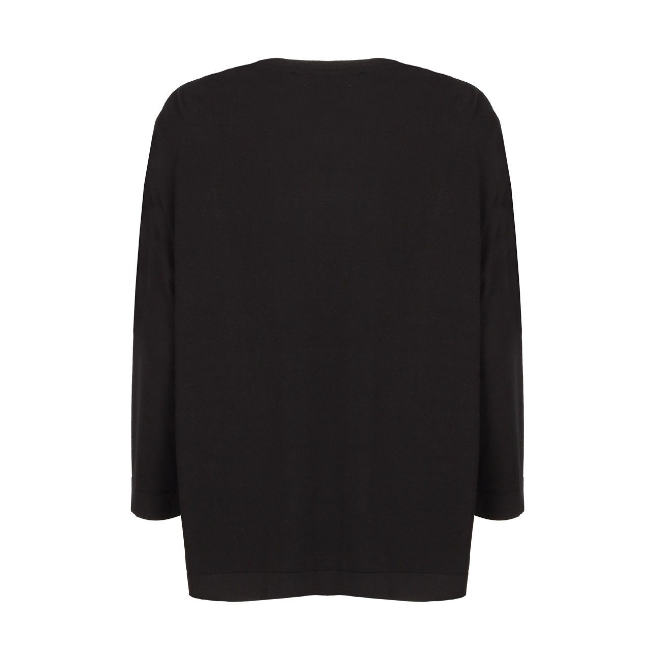 MAX MARA WEEKEND Maglia Clown In Viscosa Con Inserto In Seta Fantasia Donna Nero Beige MM/CLOWN 002NERO/BEIGE 