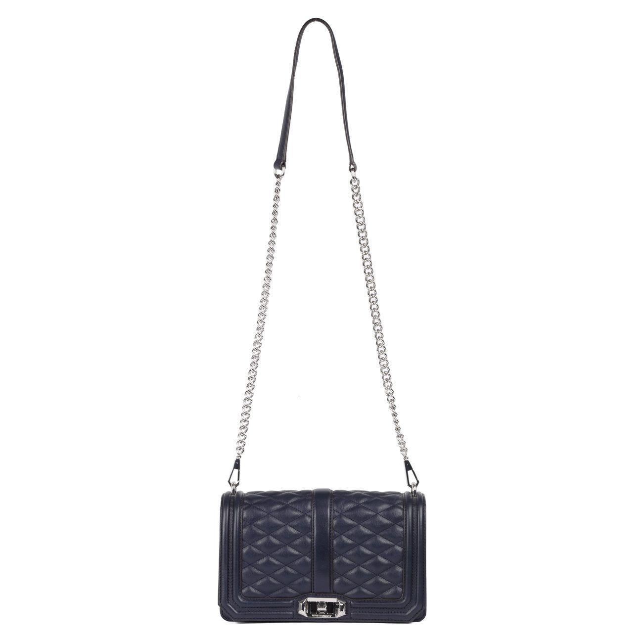 REBECCA MINKOFF Borsa A Tracolla Mini Love Donna Blu Argento RM/HC35ELVX08/415 MOON 