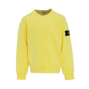 STONE ISLAND FELPA B. C/CAPP C/SCRITTA COTONE STONE ISLAND ST/721661140 V0031LIMONE 