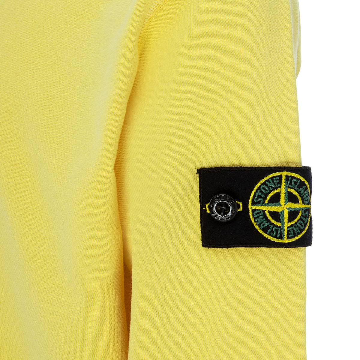STONE ISLAND FELPA B. C/CAPP C/SCRITTA COTONE STONE ISLAND ST/721661140 V0031LIMONE 