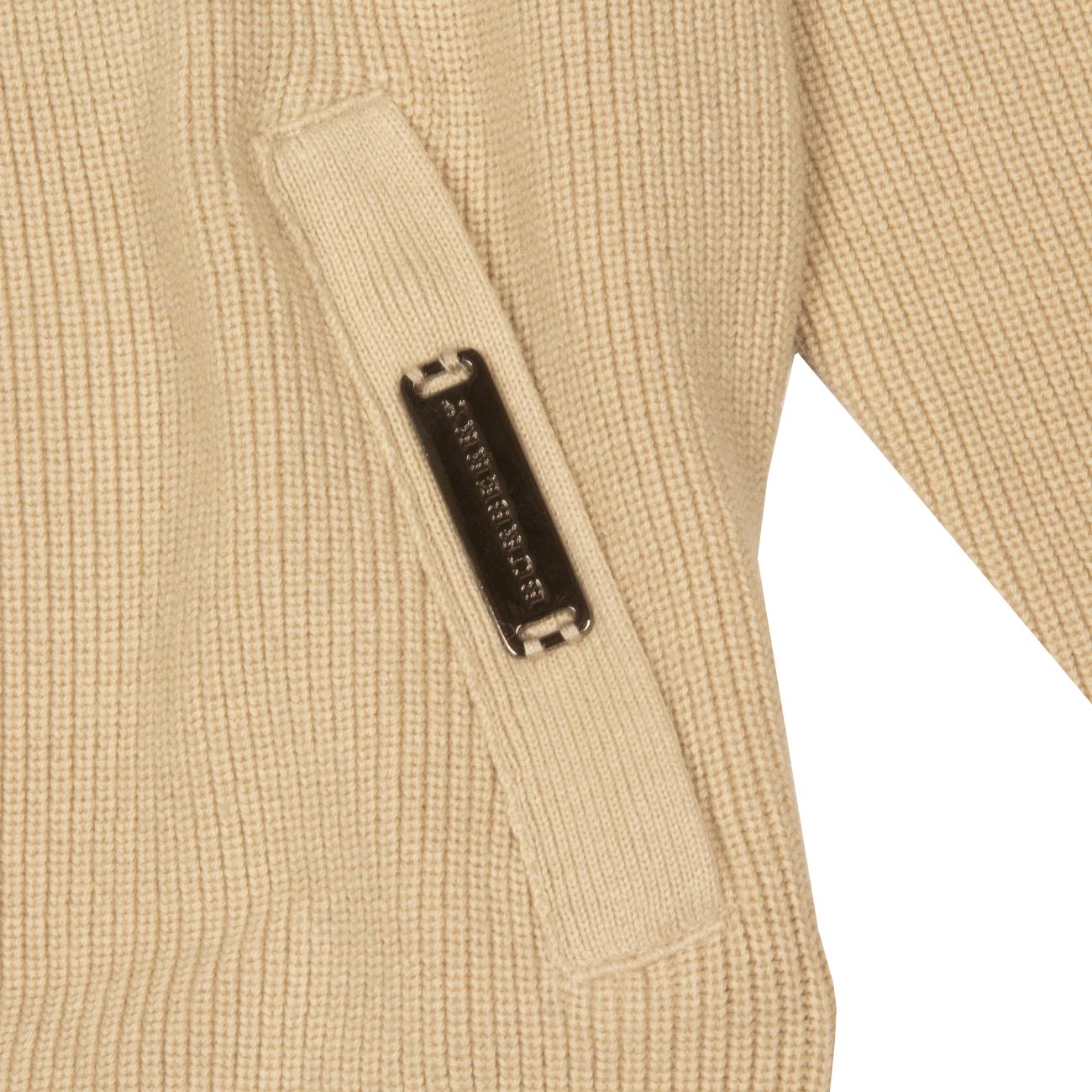 BURBERRY Cardigan Full Zip Bambino Beige 25774 Y24 BEIGE 