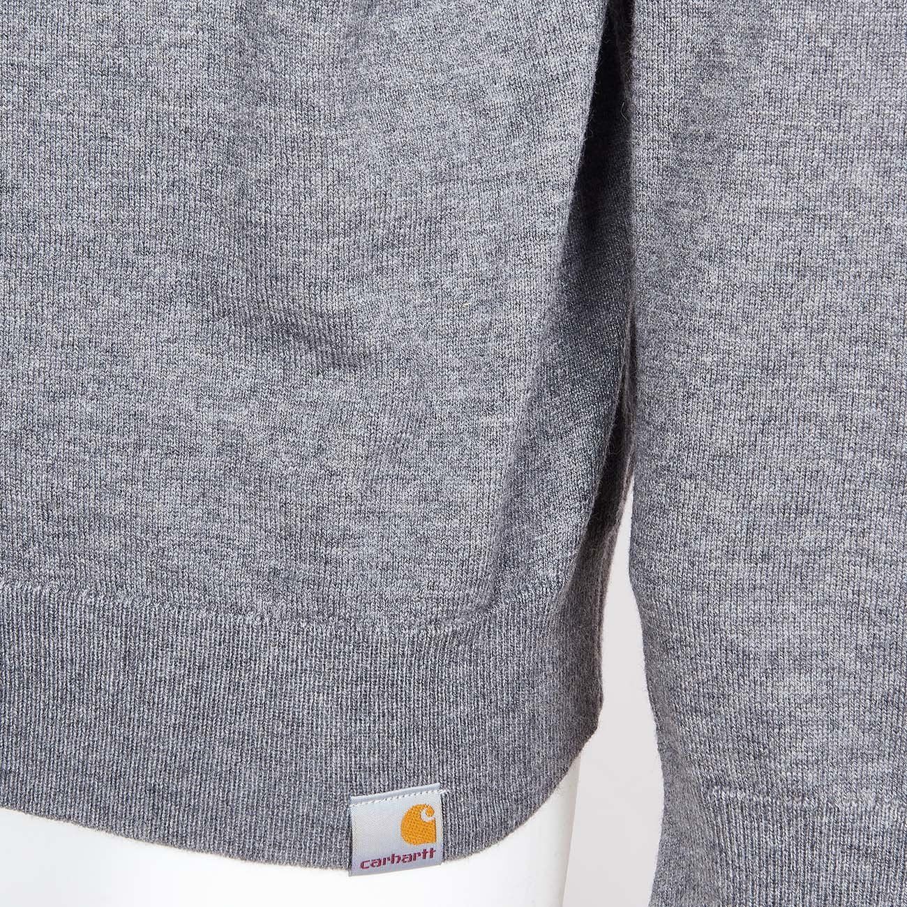 CARHARTT Pull Dolcevita Playoff Uomo Dark Grey CAR/I023368/03 ZM00DARKGREY/HEATHER 