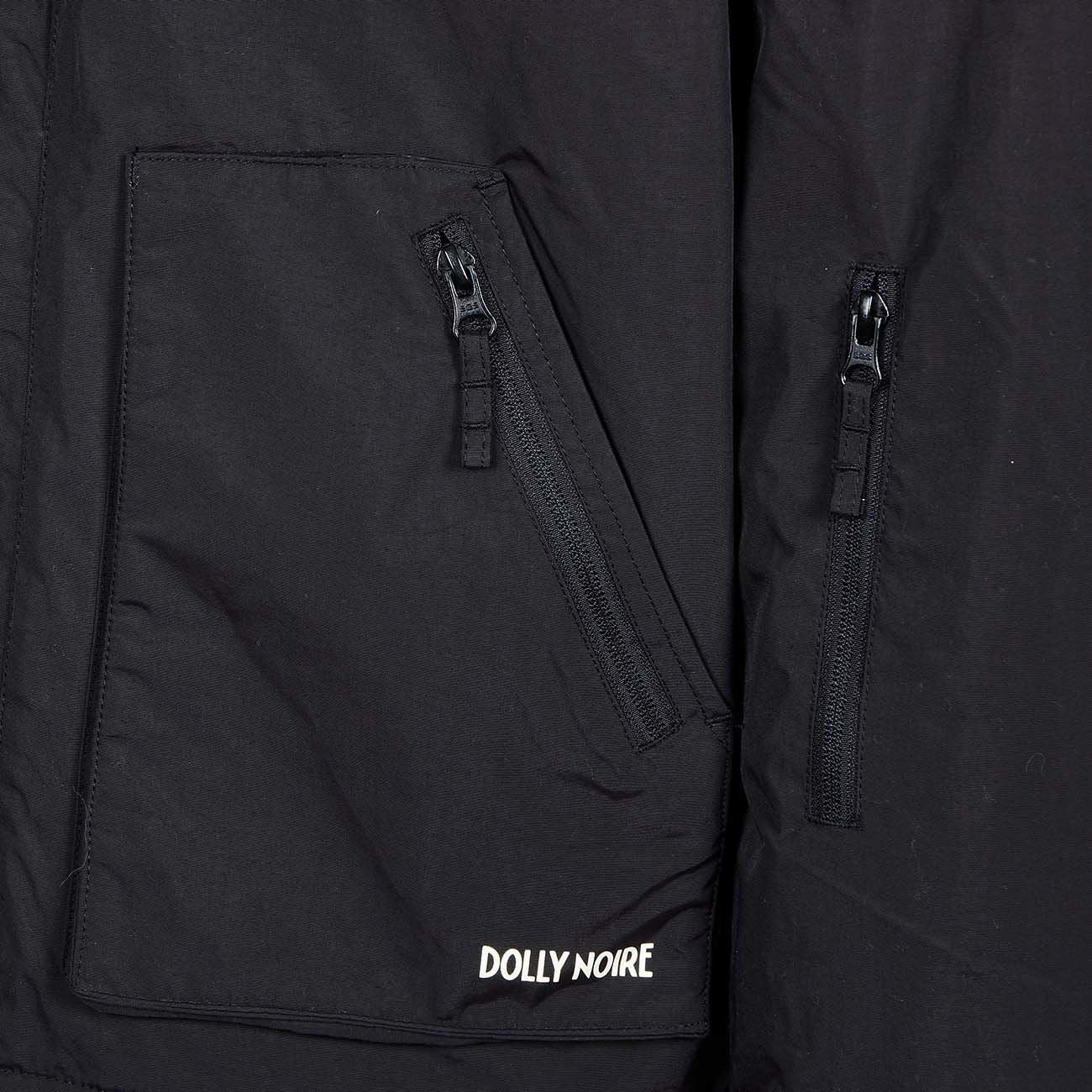 DOLLY NOIRE Giubbino Full Zip Multitasca In Nylon E Micropile Uomo Nero DN/JK38 NERO 