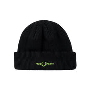 FRED PERRY Berretto Con Logo Ricamato Uomo Nero C9153 102NERO 