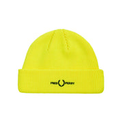 FRED PERRY Berretto Con Logo Ricamato Uomo Giallo Fluo C9153 211GIALLOFLUO 