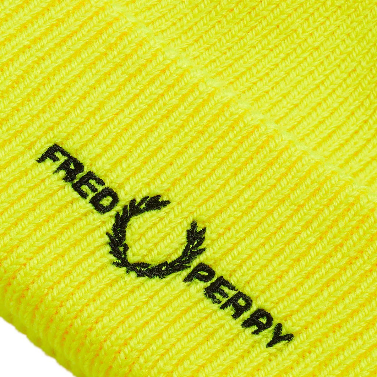 FRED PERRY Berretto Con Logo Ricamato Uomo Giallo Fluo C9153 211GIALLOFLUO 