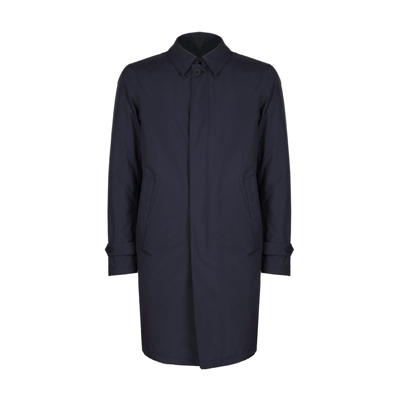HERNO Spolverino Imbottito Con Colletto Classico Uomo Blu PI099UL11121 9201BLU 