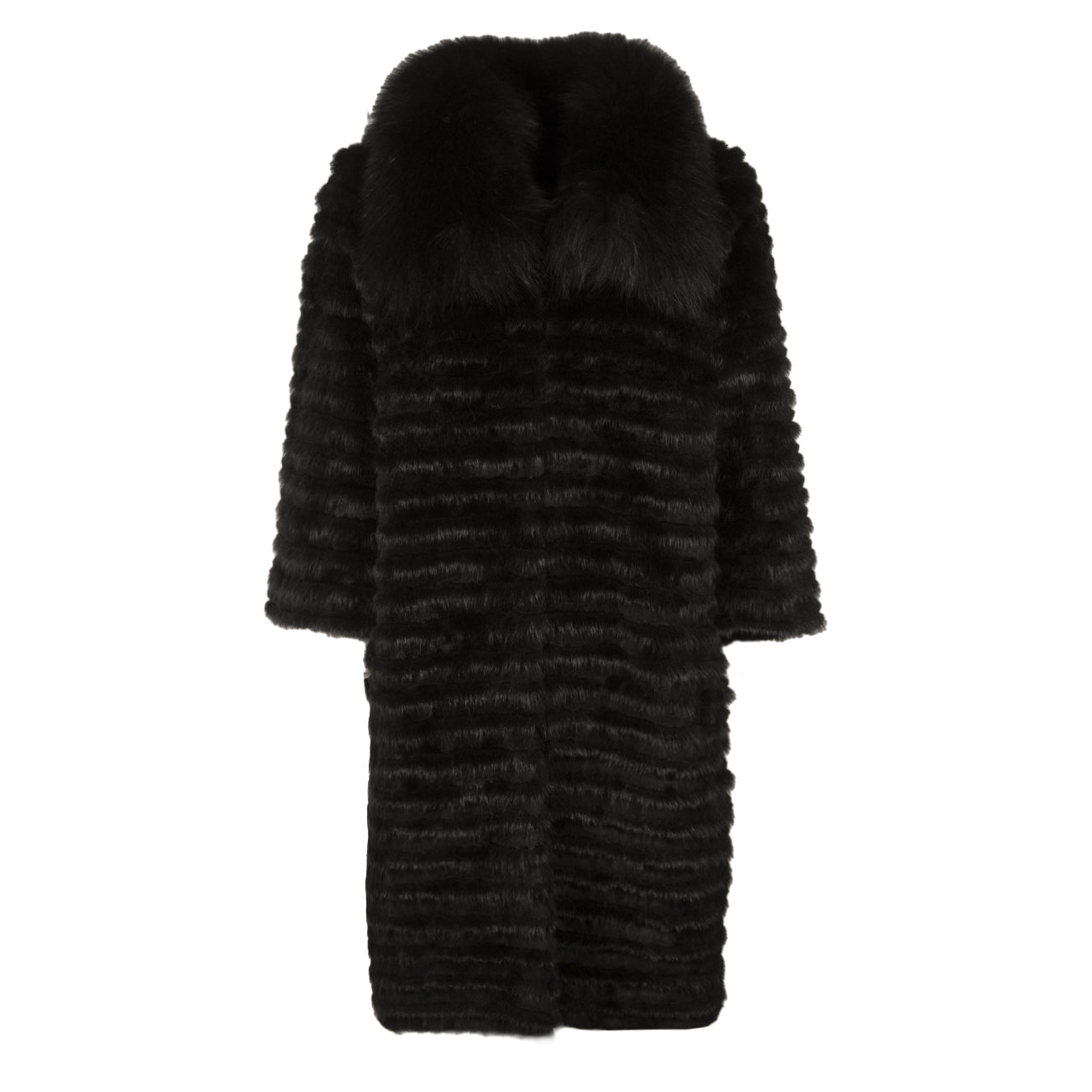 JO NO FUI Pelliccia Lapin+Visone MMFLPFC 900 NERO 