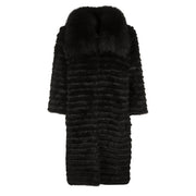 JO NO FUI Pelliccia Lapin+Visone MMFLPFC 900 NERO 