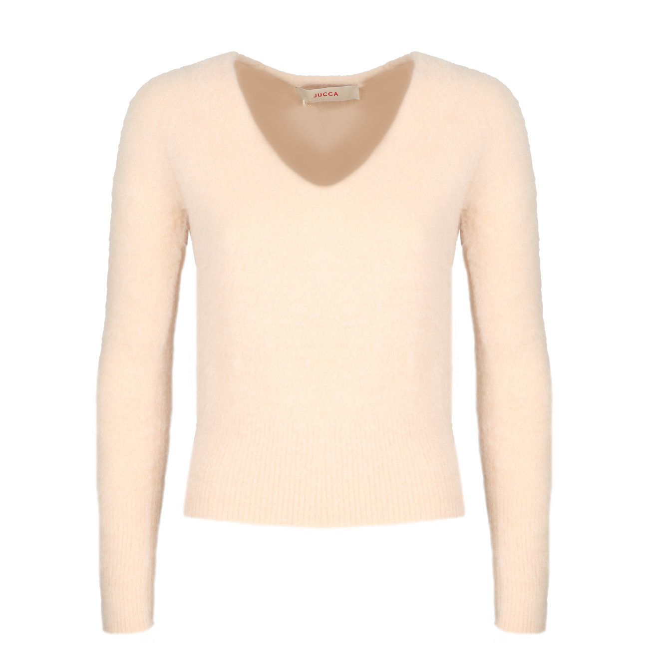 JUCCA Pull Con Scollo A V In Alpaca Donna Torrone JUC/J3211036/G 317TORRONE 