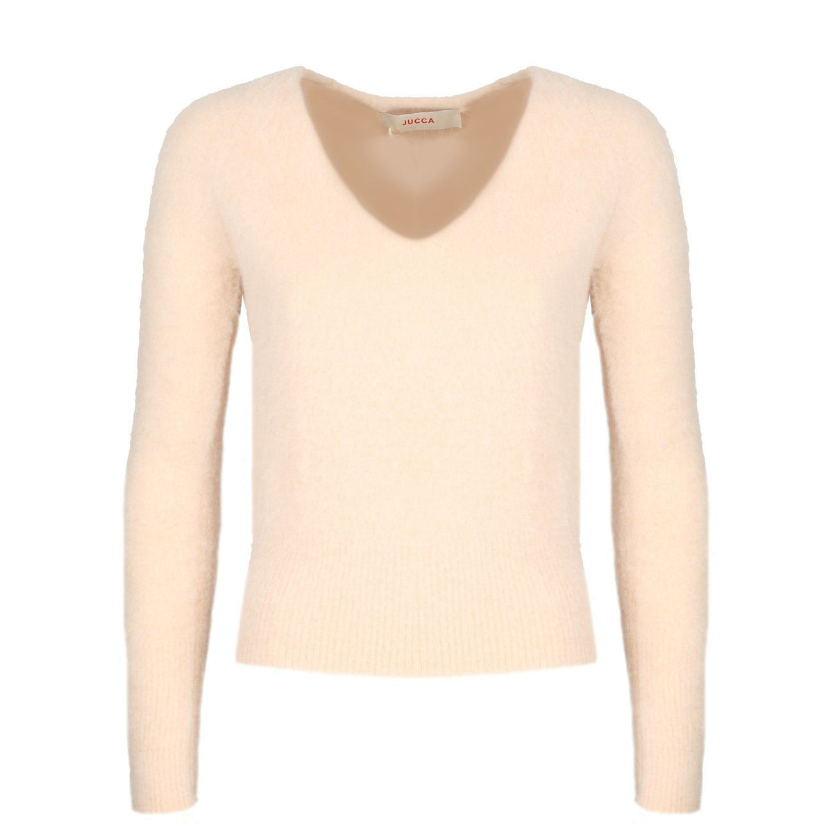 JUCCA Pull Con Scollo A V In Alpaca Donna Torrone JUC/J3211036/G 317TORRONE 