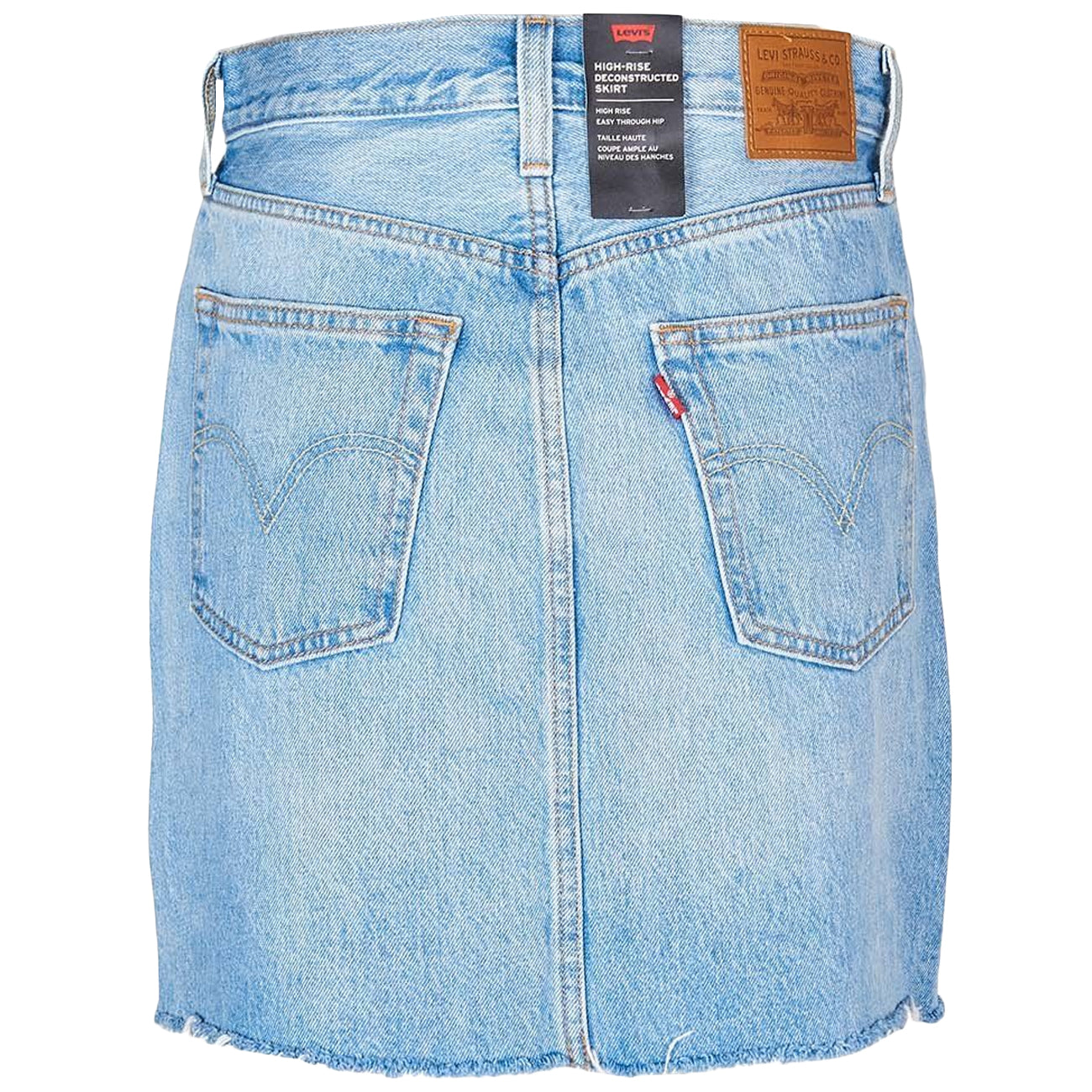 LEVIS Gonna Di Jeans Sfrangiata A Vita Alta Donna Denim Chiaro LEVI/77882 00150.DENIMCHIARO 