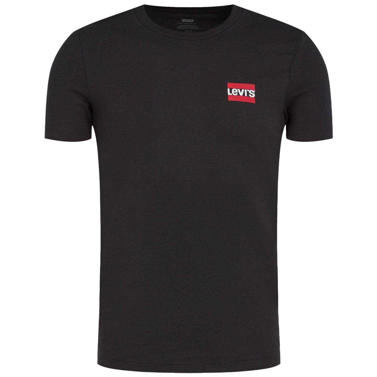 LEVIS BOX U. 2PZ. T-SHIRT G/C SLIM + LOGO PICCOLO LEVI`S LEVI/79681/0000 BIANCO/NERO 