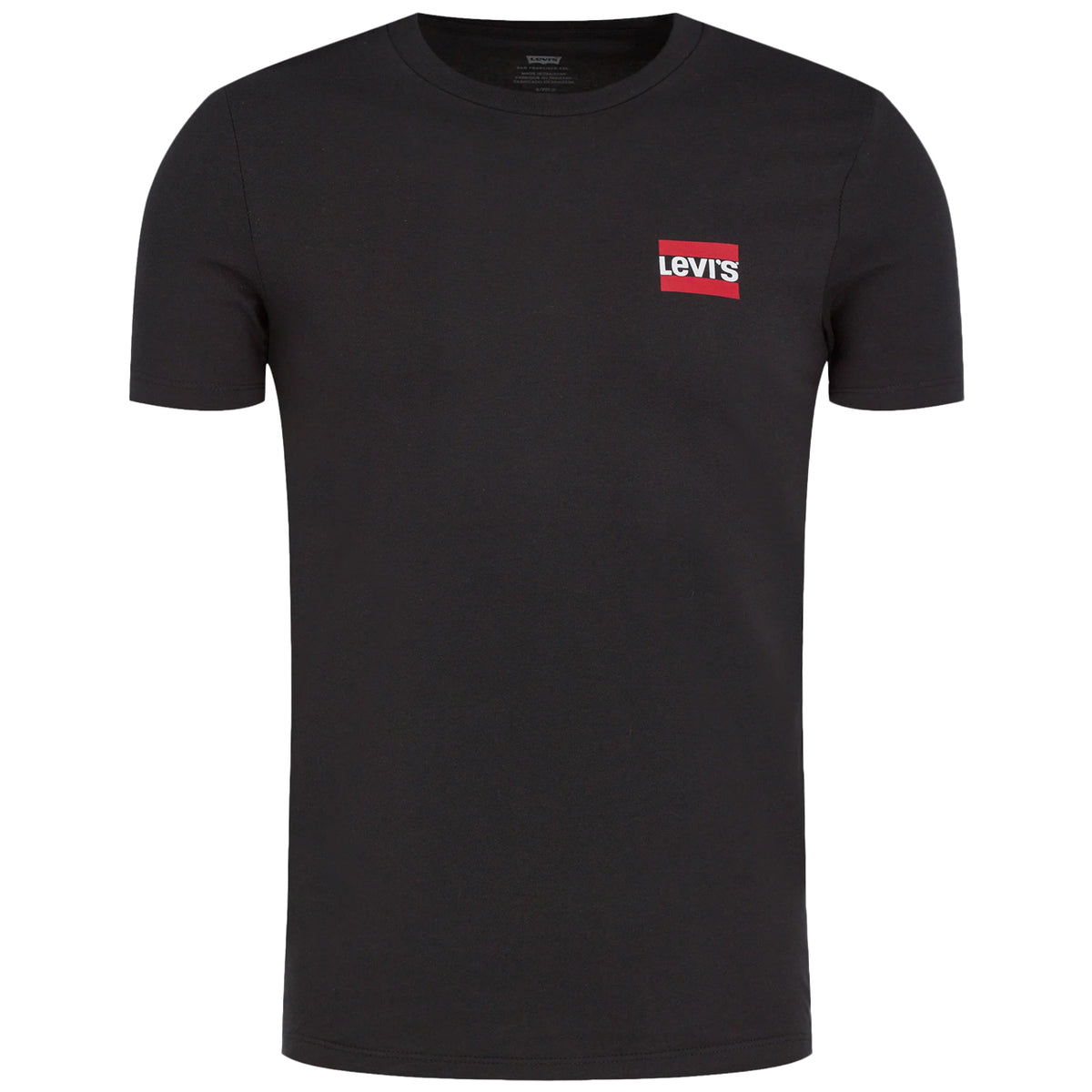 LEVIS BOX U. 2PZ. T-SHIRT G/C SLIM + LOGO PICCOLO LEVI`S LEVI/79681/0000 BIANCO/NERO 