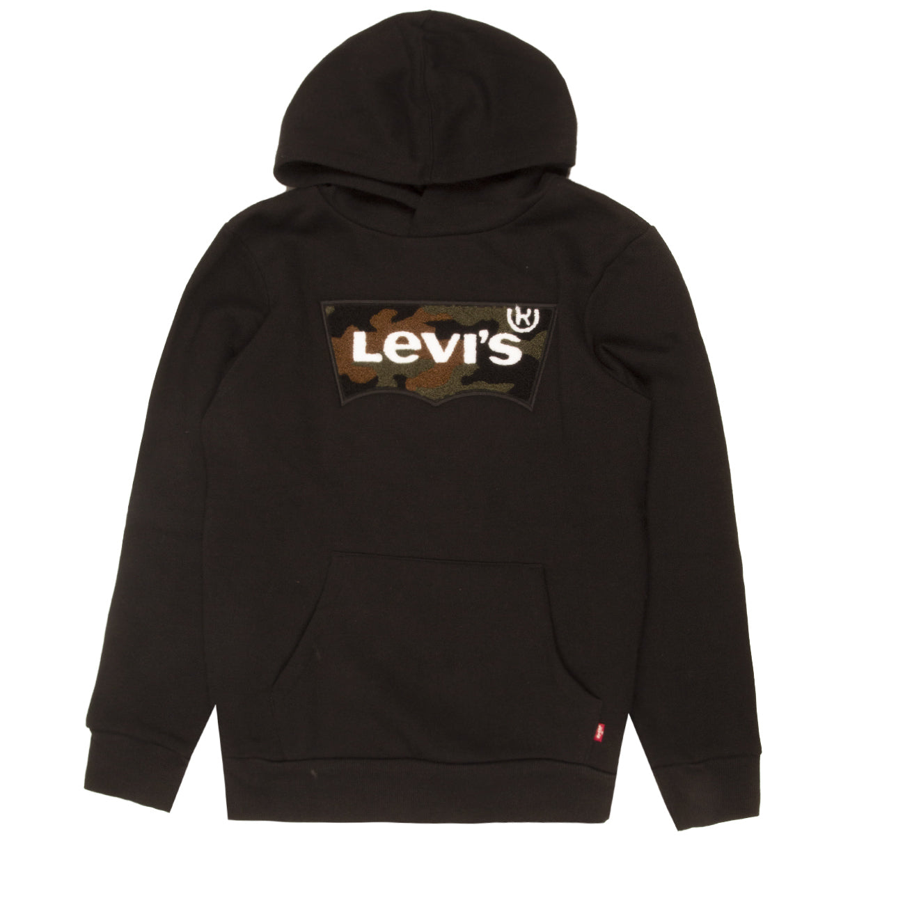 LEVIS Felpa Chenille Con Cappuccio E Logo Batwing Bambino Black Camouflage LEVI/9E0927 K11BLACK/CAMOUFLAGE 