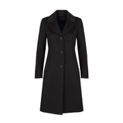MAX MARA WEEKEND Cappotto Uggioso Monopetto In Lana Doppiata Donna Nero MM/UGGIOSO 013/NERO 