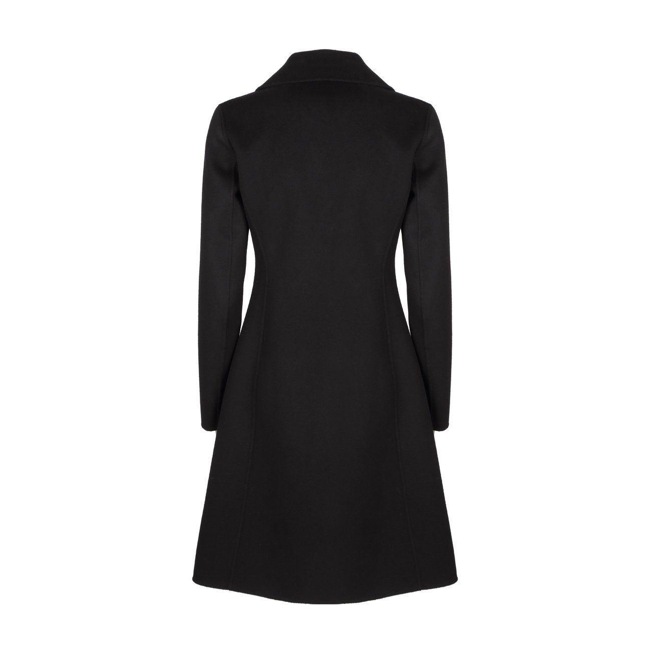 MAX MARA WEEKEND Cappotto Uggioso Monopetto In Lana Doppiata Donna Nero MM/UGGIOSO 013/NERO 