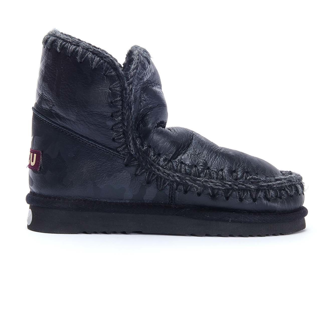 MOU Eskimo In Pelle Camouflage Donna Black Washed Camouflage MUESKIMO18 BKCAMBLACKWASHEDCAMO 