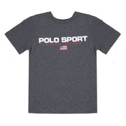 POLO RALPH LAUREN T-Shirt Mezza Manica Con Stampa Logo Bambino Grigio 323795487 009 GRIGIO 