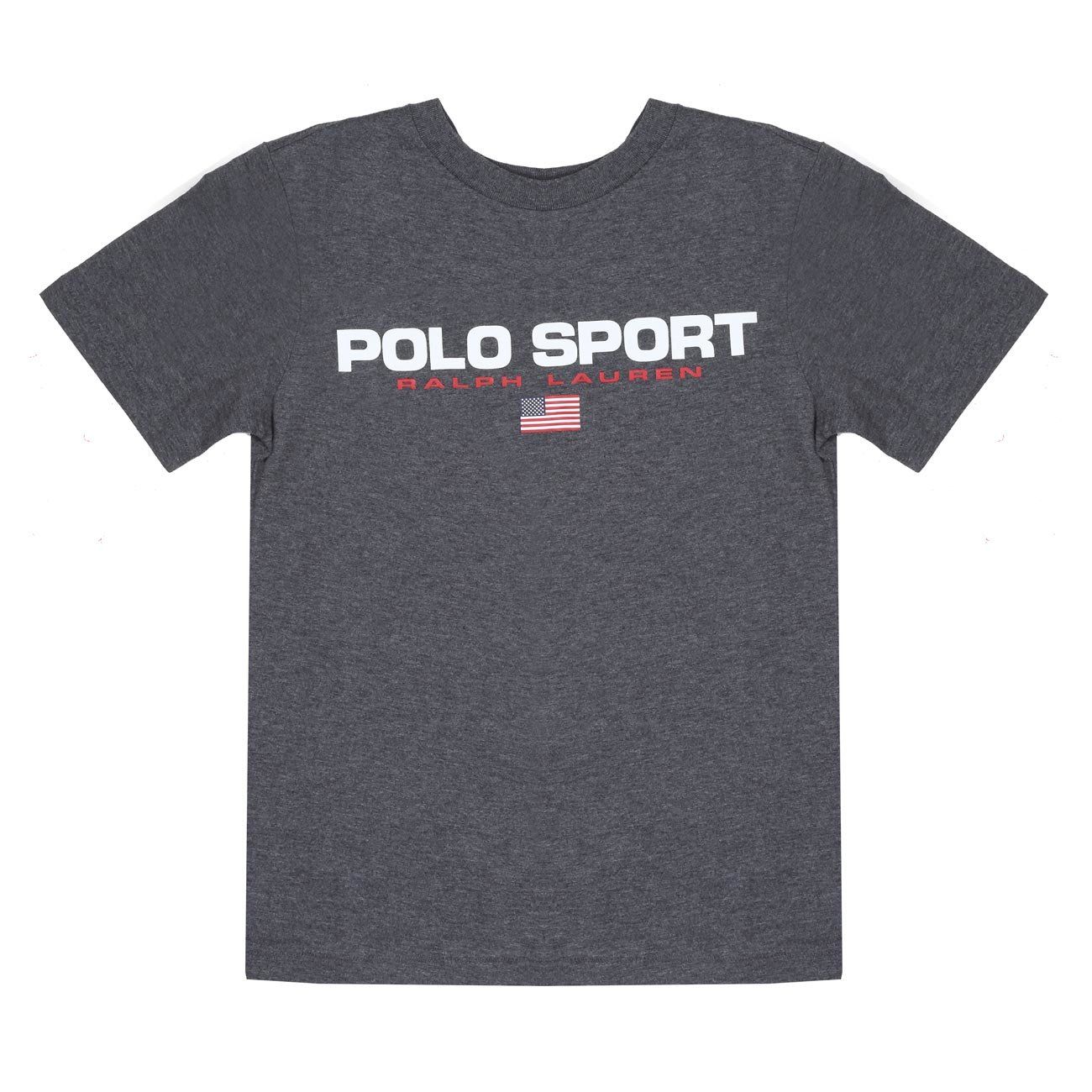 POLO RALPH LAUREN T-Shirt Mezza Manica Con Stampa Logo Bambino Grigio 323795487 009 GRIGIO 