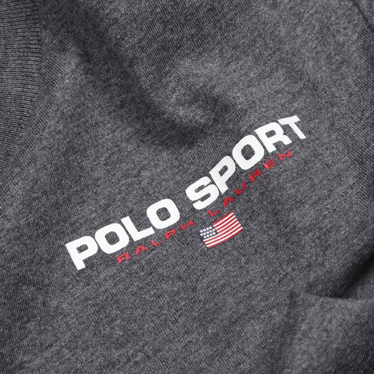 POLO RALPH LAUREN T-Shirt Manica Lunga Con Lettering Sul Braccio Bambino Grigio 323818475 004 GRIGIO 