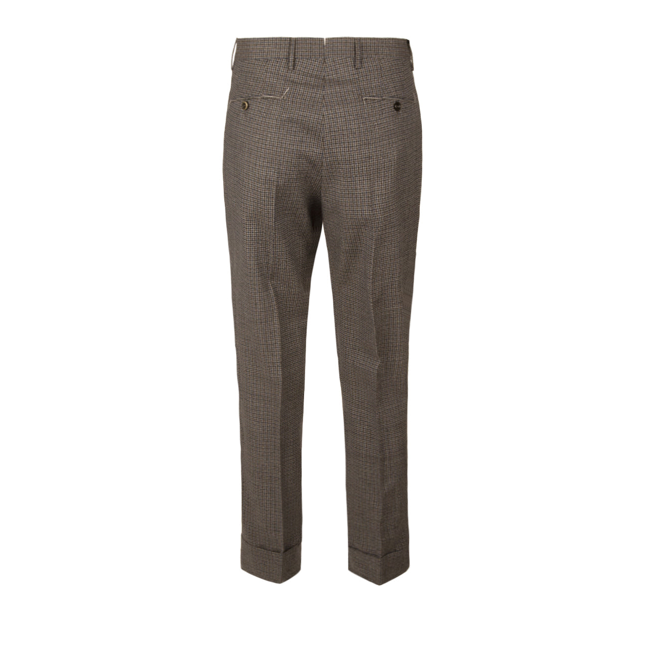 PT TORINO Pant.U.Flicker C/Pinces Lana Microcheck Pt01 PT01/CO/AFFKZ00CL1/MA92 0230BLU/MORO/GRIGIO 