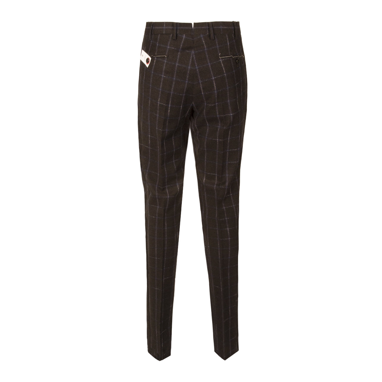 PT TORINO Pant.U. T.Filo Lana Finestrato Superslim Pt01 PT01/CO/DF01Z00CL1/MR34 0180GRIGIO/BLU/BIANCO 